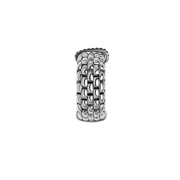 FOPE 'PANORAMA' 18CT WHITE GOLD BLACK DIAMOND RING (Image 3)