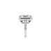 18CT WHITE GOLD 0.88CT 4PR ARGYLE PINK DIAMOND AND WHITE DIAMOND RING (Thumbnail 4)