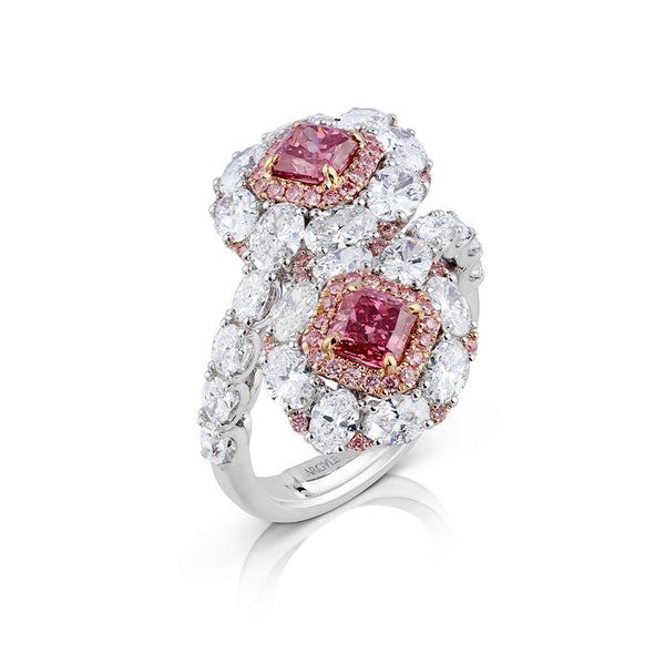 ARGYLE PINK 'TWIN FLAME' RING - ARGYLE HERITAGE COLLECTION (Image 5)