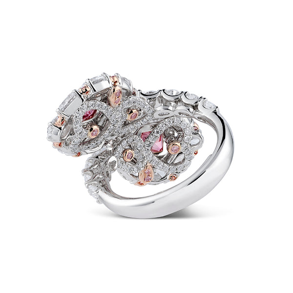 ARGYLE PINK 'TWIN FLAME' RING - ARGYLE HERITAGE COLLECTION (Image 4)