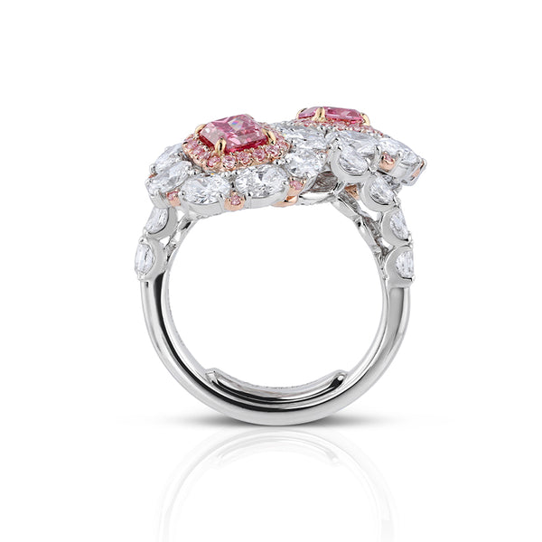 ARGYLE PINK 'TWIN FLAME' RING - ARGYLE HERITAGE COLLECTION (Image 3)