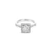 PLATINUM 'CLAW SET GRACE' PRINCESS CUT DIAMOND RING (Thumbnail 2)