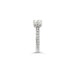 PLATINUM 1.08CT CENTO CUT DIAMOND AND PAVE SET ROUND BRILLIANT CUT DIAMOND RING (Thumbnail 3)