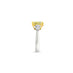 4.02CT RADIANT CUT FANCY YELLOW AND PEAR CUT WHITE DIAMOND RING (Thumbnail 4)