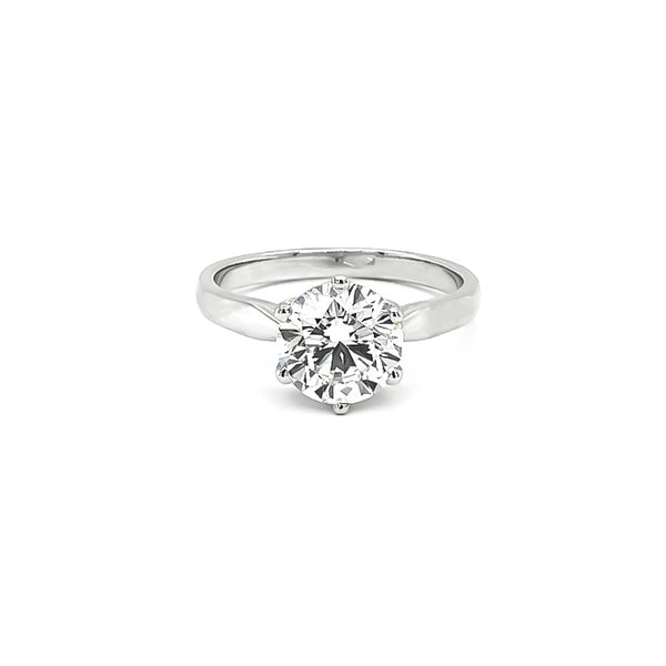 PRE-LOVED 18CT WHITE GOLD 2.40CT DIAMOND RING (Image 1)