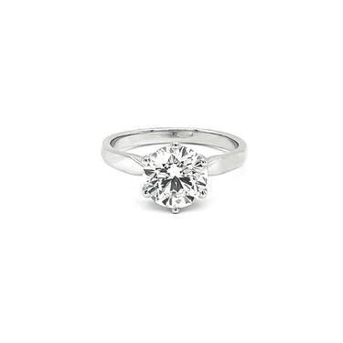 PRE-LOVED 18CT WHITE GOLD 2.40CT DIAMOND RING