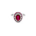 NEW ITALIAN ART 18CT WHITE GOLD 2.40CT RUBY AND DIAMOND RING (Thumbnail 2)