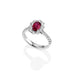 18CT WHITE GOLD 1.10CT BURMESE RUBY & DIAMOND RING (Thumbnail 2)