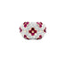 NEW ITALIAN ART 'FLOWER' 18CT WHITE GOLD RUBY AND DIAMOND DRESS RING (Thumbnail 2)