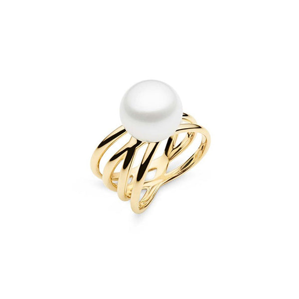 KAILIS 'UNITY' 18CT YELLOW GOLD SOUTH SEA PEARL RING (Image 2)