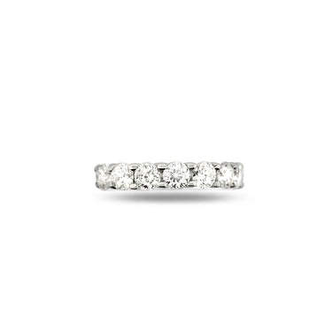 'CENTO CUT' DIAMOND ETERNITY RING IN 18CT WHITE GOLD
