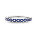 DEMEGLIO CASHMERE 18CT WHITE GOLD AND SAPPHIRE STRETCH BRACELET (Thumbnail 1)
