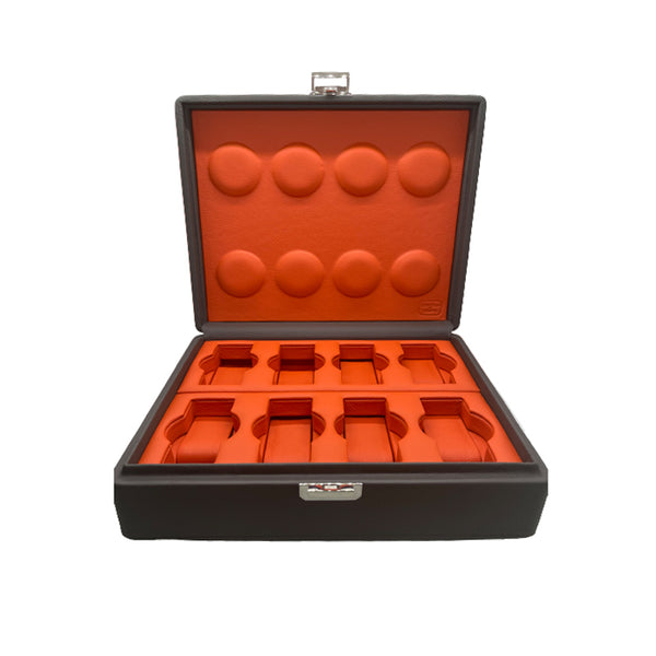 VALIGETTA 8 WATCH CASE - GREY AND ORANGE (Image 1)