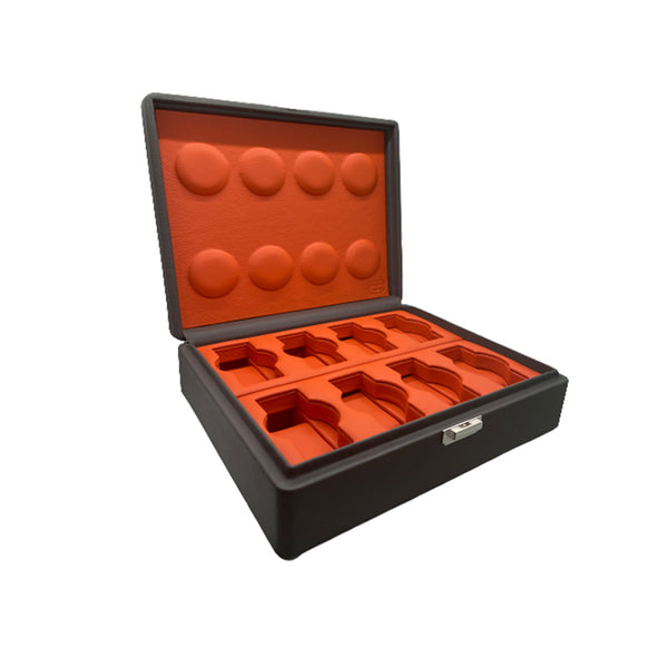 VALIGETTA 8 WATCH CASE - GREY AND ORANGE (Image 2)