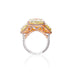 18CT ROSE AND WHITE GOLD FANCY YELLOW DIAMOND TRILOGY RING (Thumbnail 3)
