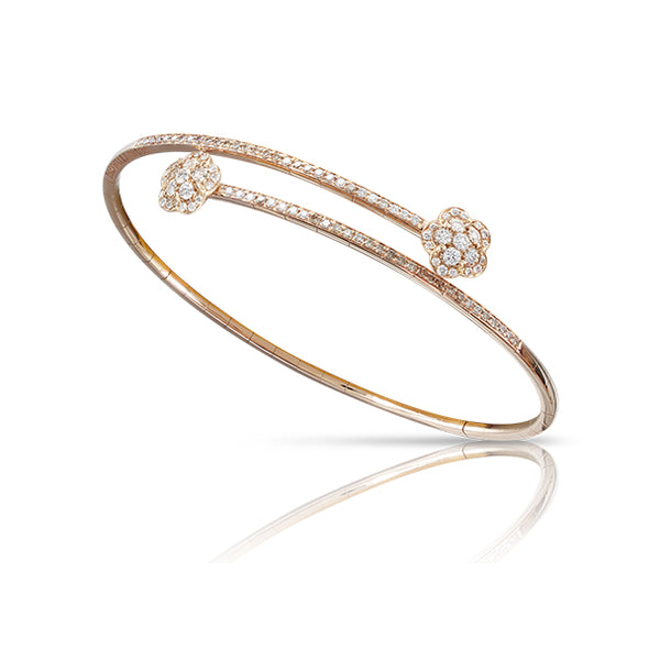 PASQUALE BRUNI 'FIGLIA DEI FIORI' 18CT ROSE GOLD WHITE AND CHAMPAGNE DIAMOND BRACELET (Image 1)