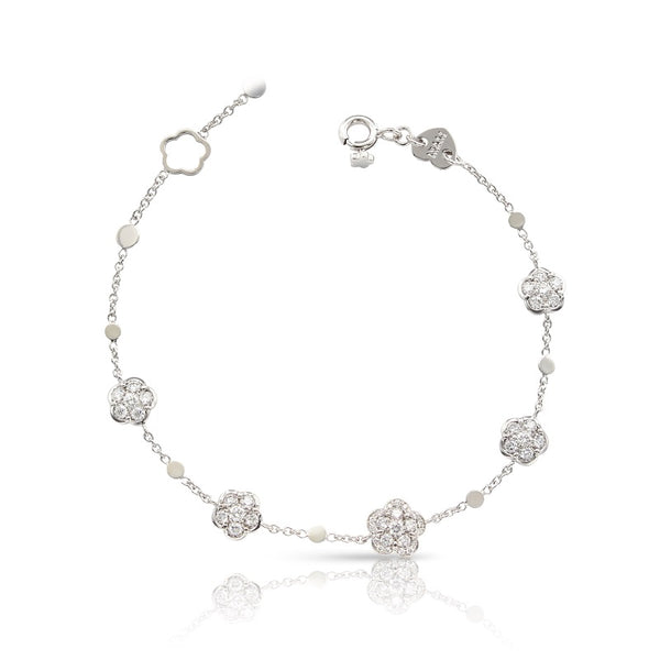 FIGLIA DEI FIORI 18CT WHITE GOLD AND DIAMONDS BRACELET (Image 1)
