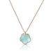 PASQUALE BRUNI PETIT JOLI 18CT ROSE GOLD TURQUOISE SEA MOON GEM & WHITE MOONSTONE DOUBLET DIAMOND NECKLACE (Thumbnail 1)