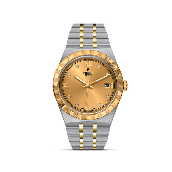 TUDOR ROYAL DATE STEEL & YELLOW GOLD 38MM (Image 1)