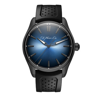 H. MOSER & CIE. PIONEER CENTRE SECONDS FUNKY BLUE BLACK EDITION