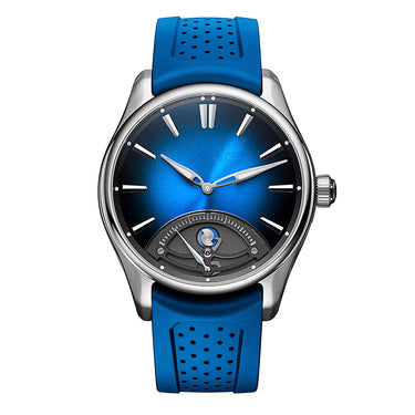 H. MOSER & CIE. PIONEER RETROGRADE SECONDS MIDNIGHT BLUE
