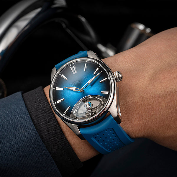 H. MOSER & CIE. PIONEER RETROGRADE SECONDS MIDNIGHT BLUE (Image 6)