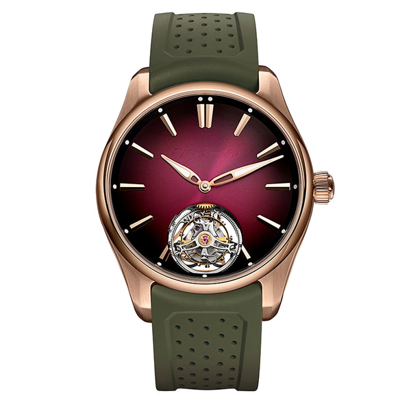 H. MOSER & CIE. PIONEER TOURBILLON BURGUNDY (Image 1)