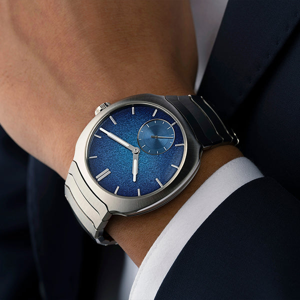 H. MOSER & CIE. STREAMLINER SMALL SECONDS BLUE ENAMEL (Image 6)