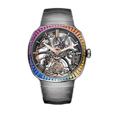H. MOSER & CIE. STREAMLINER TOURBILLON SKELETON RAINBOW