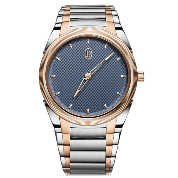 PARMIGIANI FLEURIER TONDA PF MICRO-ROTOR STEEL ROSE GOLD STONE BLUE (Image 1)
