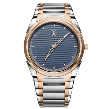 PARMIGIANI FLEURIER TONDA PF MICRO-ROTOR STEEL ROSE GOLD STONE BLUE