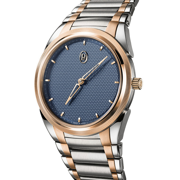 PARMIGIANI FLEURIER TONDA PF MICRO-ROTOR STEEL ROSE GOLD STONE BLUE (Image 3)