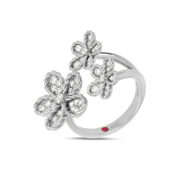 "JASMINE" 18ct YELLOW GOLD DIAMOND & RUBY RING (Image 1)