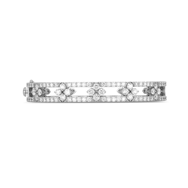 ROBERTO COIN 'LOVE IN VERONA' 18CT WHITE GOLD DIAMOND BANGLE (Image 2)