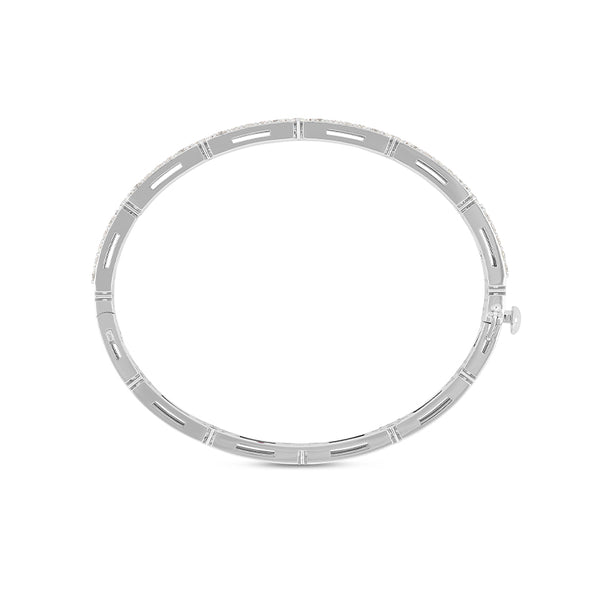 ROBERTO COIN 'LOVE IN VERONA' 18CT WHITE GOLD DIAMOND BANGLE (Image 3)
