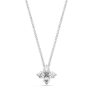 ROBERTO COIN 'LOVE IN VERONA' 18CT WHITE GOLD DIAMOND NECKLACE