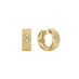 ROBERTO COIN LOVE IN VERONA 18CT YELLOW BRUSHED GOLD & DIAMOND EARRINGS (Thumbnail 1)