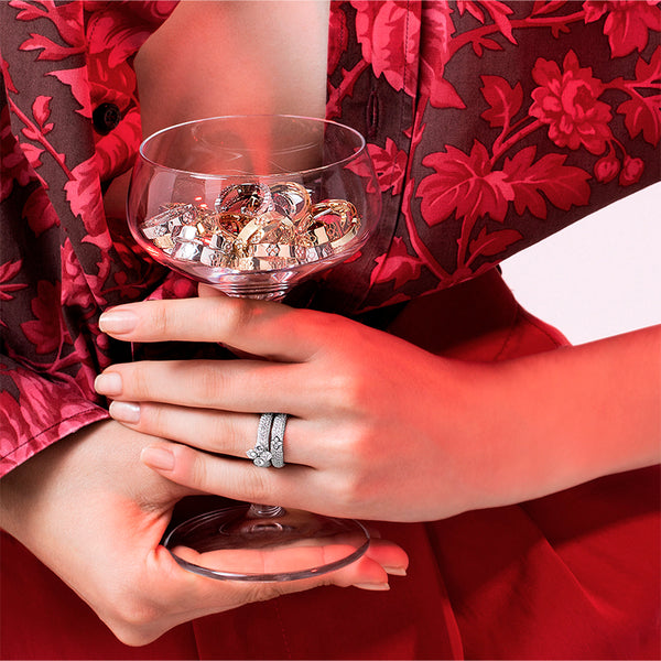 ROBERTO COIN 'LOVE IN VERONA' 18CT WHITE GOLD DIAMOND RING (Image 4)