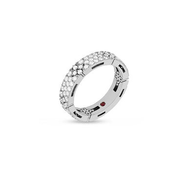 ROBERTO COIN 'LOVE IN VERONA' 18CT WHITE GOLD DIAMOND RING