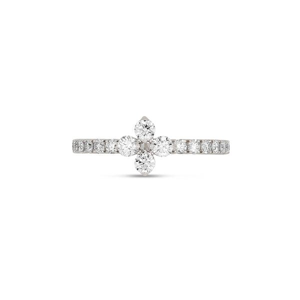ROBERTO COIN 'LOVE IN VERONA' 18CT WHITE GOLD DIAMOND RING (Image 1)