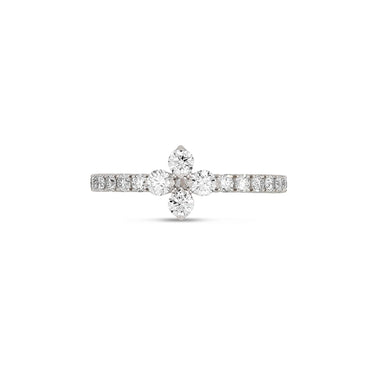 ROBERTO COIN 'LOVE IN VERONA' 18CT WHITE GOLD DIAMOND RING