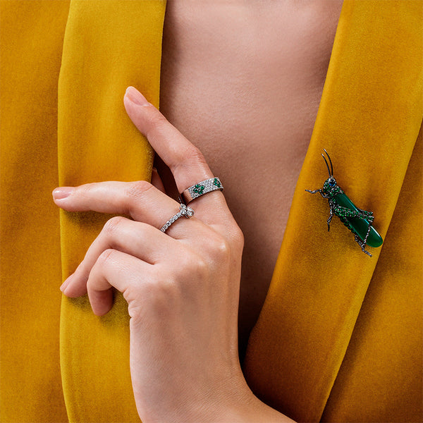 ROBERTO COIN 'LOVE IN VERONA' 18CT WHITE GOLD DIAMOND RING (Image 4)