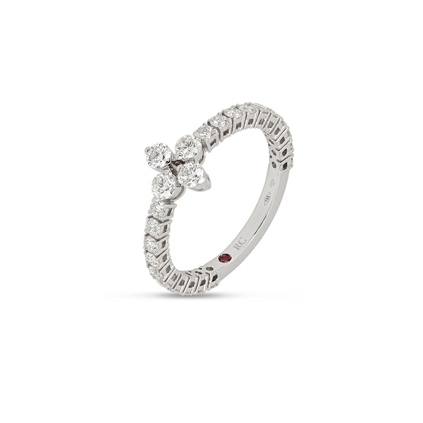 ROBERTO COIN 'LOVE IN VERONA' 18CT WHITE GOLD DIAMOND RING (Image 2)