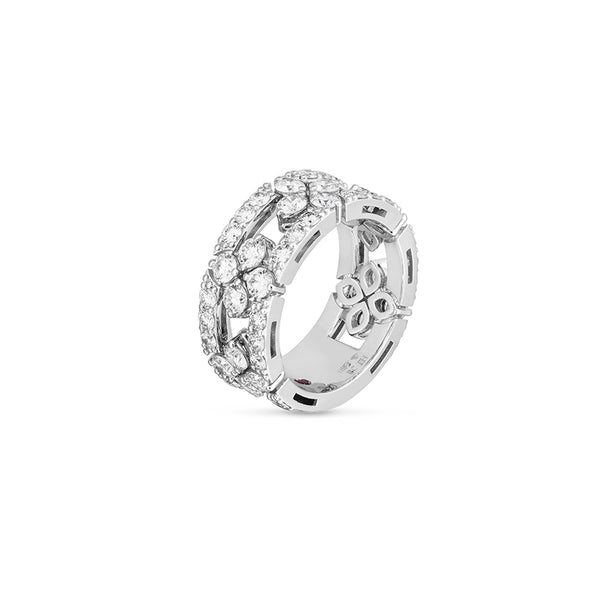 ROBERTO COIN 'LOVE IN VERONA' 18CT WHITE GOLD DIAMOND RING (Image 2)