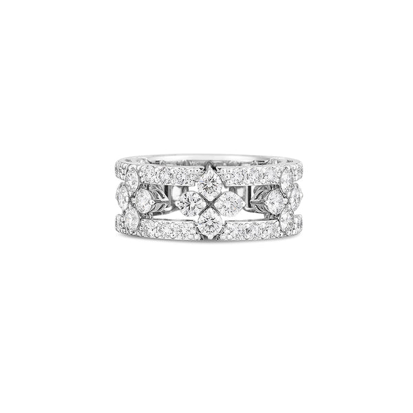 ROBERTO COIN 'LOVE IN VERONA' 18CT WHITE GOLD DIAMOND RING (Image 1)