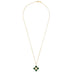 "VENETIAN PRINCESS" 18ct ROSE GOLD MALACHITE & ROUND BRILLIANT CUT DIAMOND NECKLACE (Thumbnail 2)