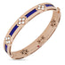 ROBERTO COIN "LOVE IN VERONA" 18ct ROSE GOLD BLUE LAPIS & DIAMOND BANGLE 46 X 56MM (Thumbnail 1)