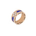 ROBERTO COIN 'LOVE IN VERONA' 18CT ROSE GOLD BLUE LAPIS & DIAMOND RING (Thumbnail 2)