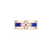 ROBERTO COIN 'LOVE IN VERONA' 18CT ROSE GOLD BLUE LAPIS & DIAMOND RING (Thumbnail 1)