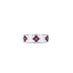 ROBERTO COIN LOVE IN VERONA DIAMOND AND RUBY, 18CT WHITE GOLD RING (Thumbnail 1)